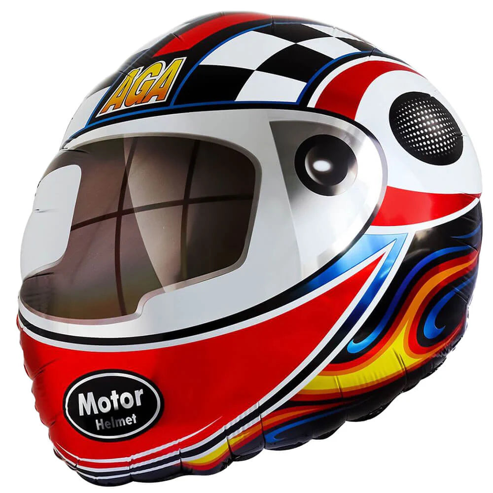 19" Racing Helmet Balloon (Flat)